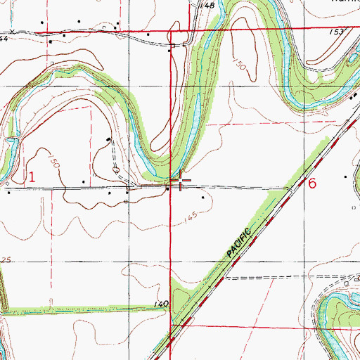 Topographic Map of Macedonia Church, AR