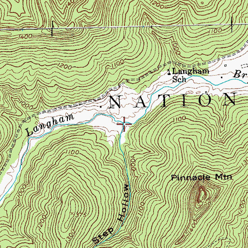 Topographic Map of Step Hollow, KY