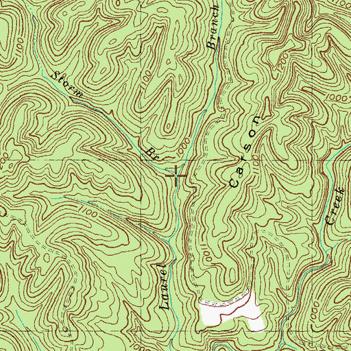 Topographic Map of Storm Branch, KY