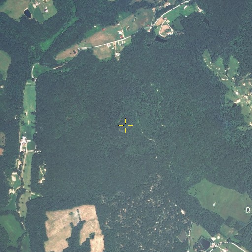 Aerial/Satellite Image of Sugarloaf Mountain, KY