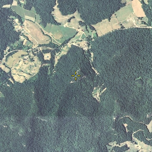 Aerial/Satellite Image of Tabletop Cliff, KY