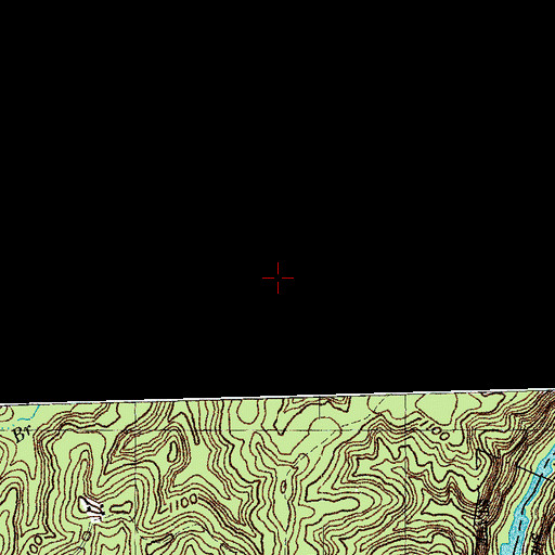 Topographic Map of Taylor Branch, KY