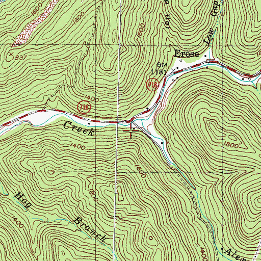 Topographic Map of Taylor School, KY