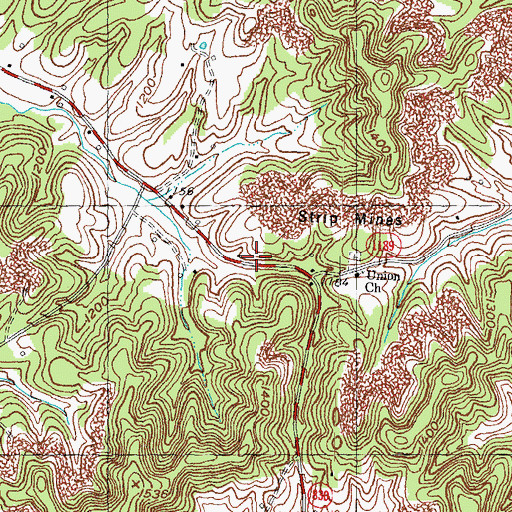 Topographic Map of Union School, KY