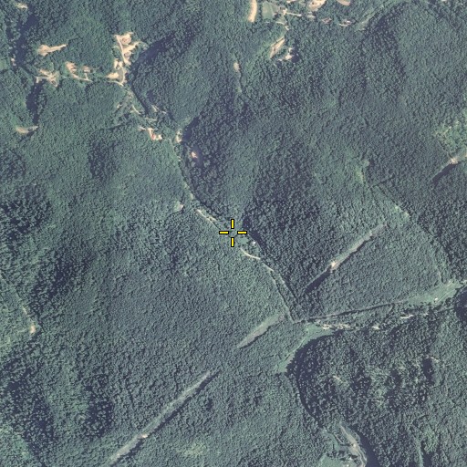 Aerial/Satellite Image of Upper Trace Branch School, KY