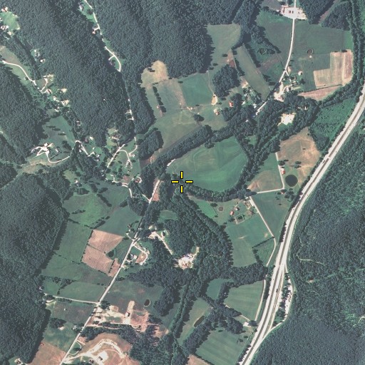 Aerial/Satellite Image of Weaver Branch, KY