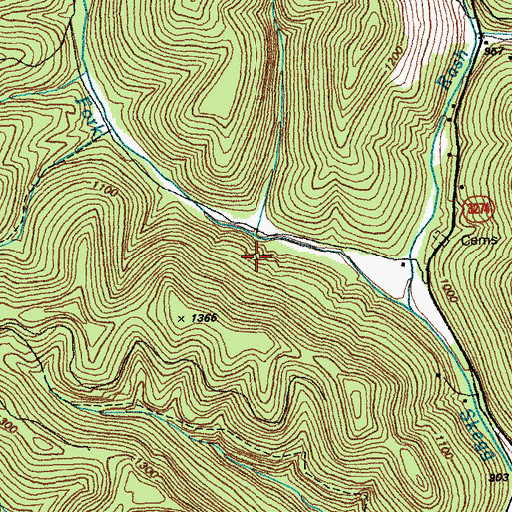 Topographic Map of Wellhope Church, KY