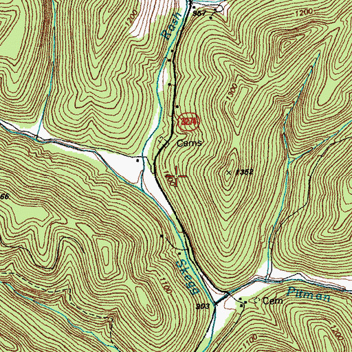 Topographic Map of Wellhope School, KY