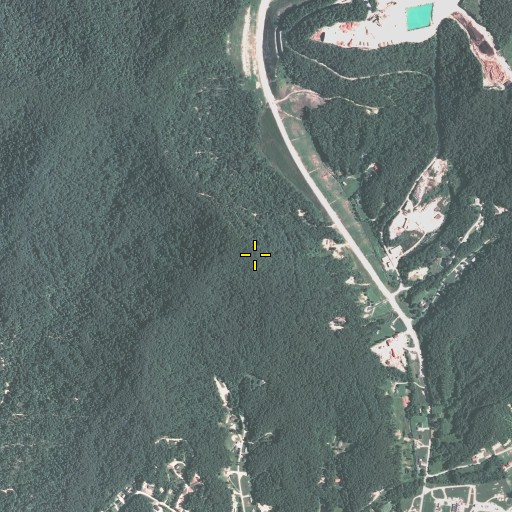Aerial/Satellite Image of Wildcat Mountain, KY