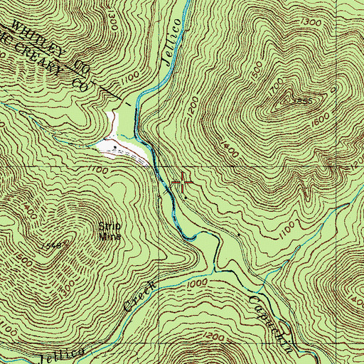 Topographic Map of Zion Hill School, KY