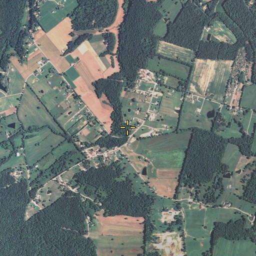 Aerial/Satellite Image of Pine Hill School, KY