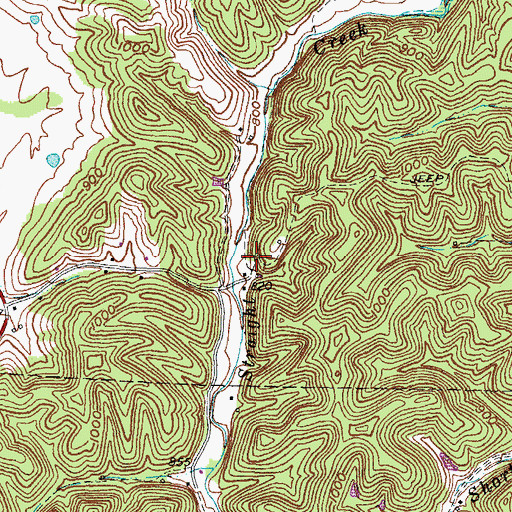 Topographic Map of Henry, KY