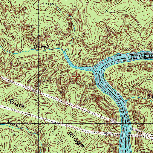 Topographic Map of Nathan McClure Trail, KY
