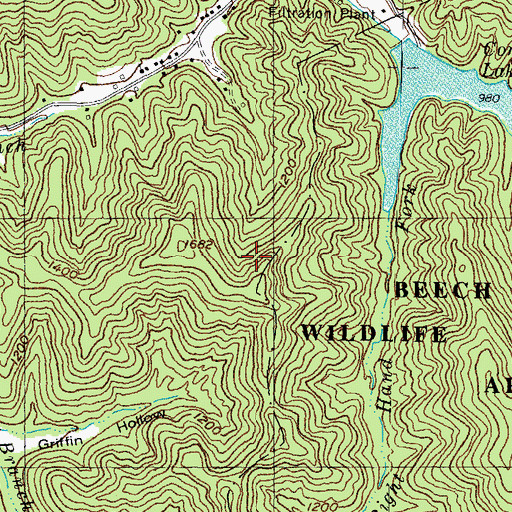 Topographic Map of Clay County, KY