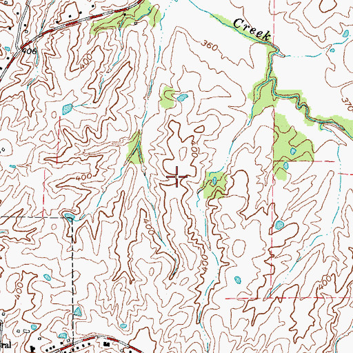 Topographic Map of Hickman County, KY