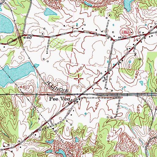 Topographic Map of Hopkins County, KY