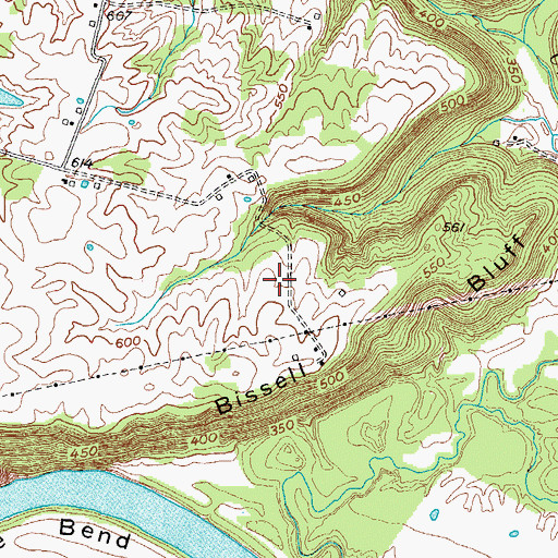 Topographic Map of Livingston County, KY