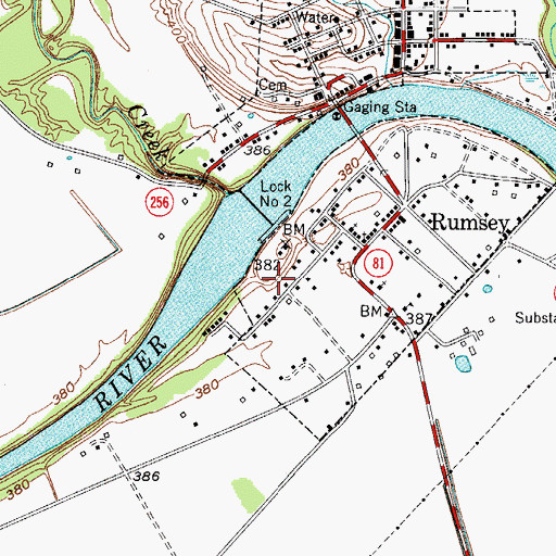 Topographic Map of McLean County, KY