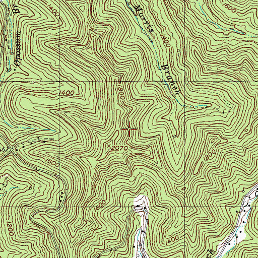 Topographic Map of Pike County, KY