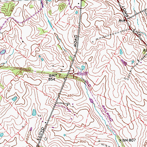 Topographic Map of Shiff, KY