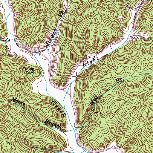 Topographic Map of Watterson School (historical), KY