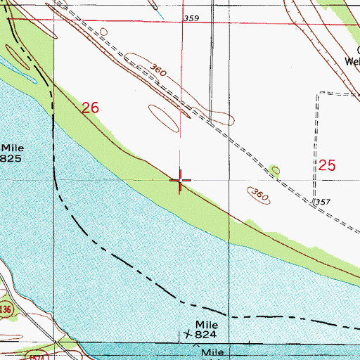 Topographic Map of Longs Landing Post Light, KY