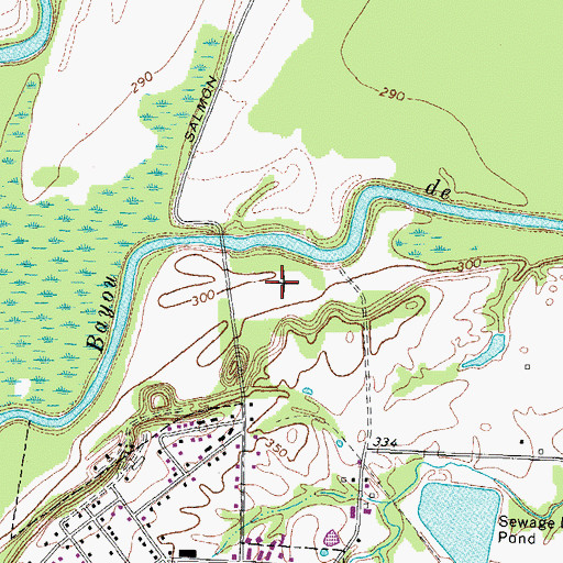 Topographic Map of Lester Post Light, KY