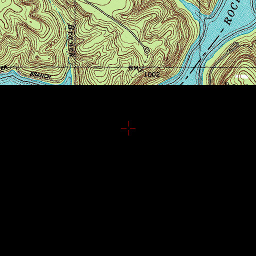 Topographic Map of London Dock Marina, KY