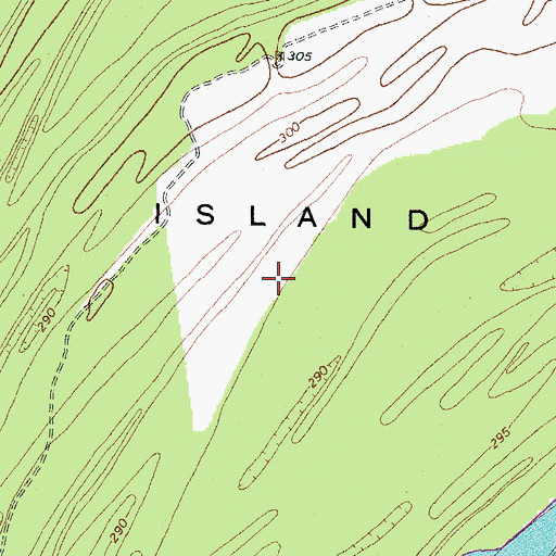 Topographic Map of Island Number 8, KY
