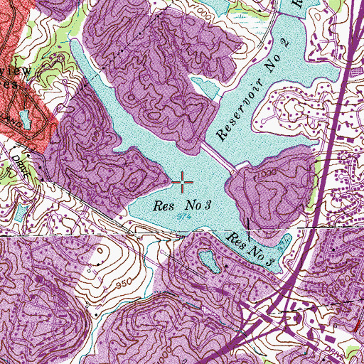 Topographic Map of Lake Hickman, KY