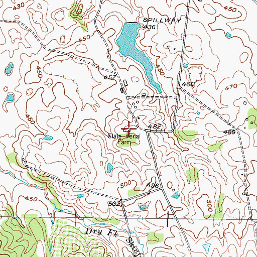 Topographic Map of State Penal Farm, KY