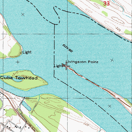 Topographic Map of Livingston Point, KY