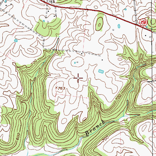 Topographic Map of Leitchfield-Grayson County Airport, KY