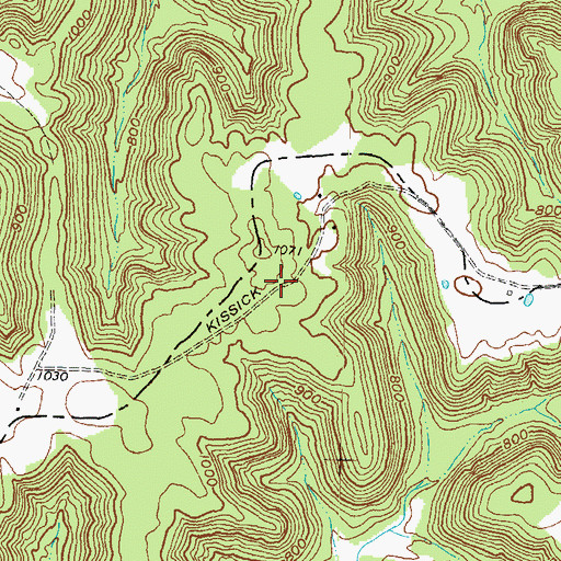 Topographic Map of Morehead-Rowan County Clyde A Thomas Regional Airport, KY