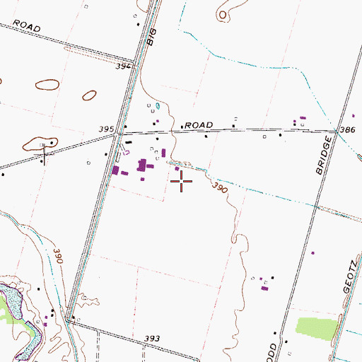 Topographic Map of Miles Airport, KY