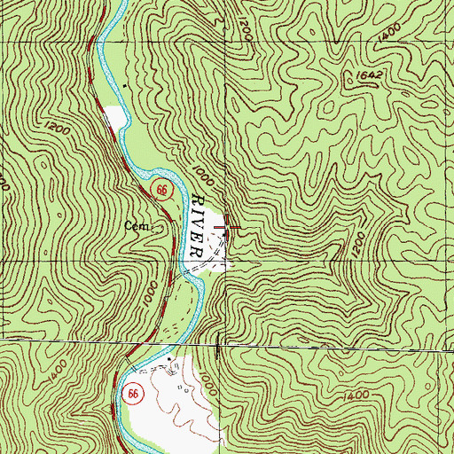 Topographic Map of Peabody Base Radio Tower, KY