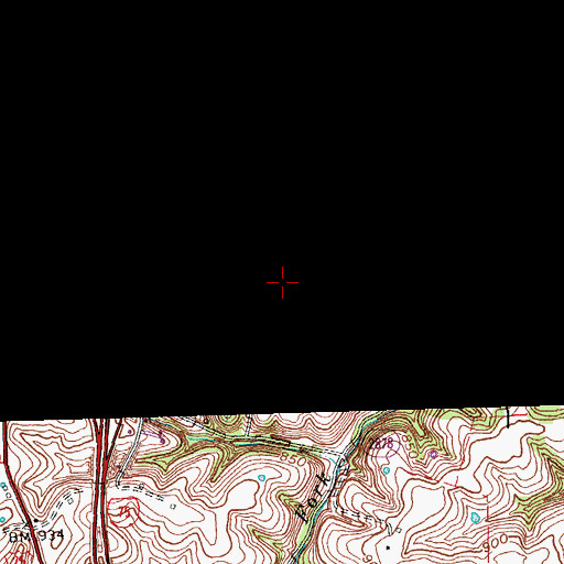 Topographic Map of WKLE-TV (Lexington), KY