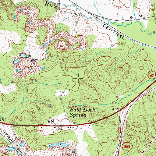 Topographic Map of WKMA-TV (Madisonville), KY