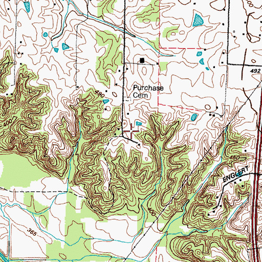 Topographic Map of WKPD-TV (Paducah), KY
