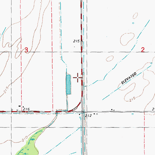 Topographic Map of Mount Carmel Church, AR