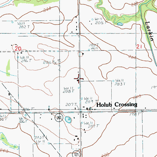 Topographic Map of Mount Gallard Church, AR