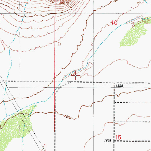 Topographic Map of Aguirre Valley, AZ