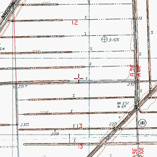 Topographic Map of Mount Olive Church, AR