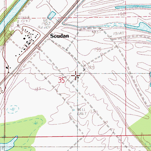 Topographic Map of Mount Zion Church, AR