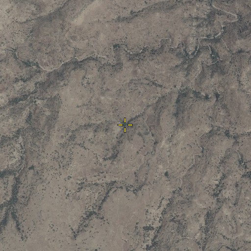 Aerial/Satellite Image of Grapevine Spring, AZ