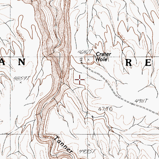 Topographic Map of Ah Hol Sah, AZ