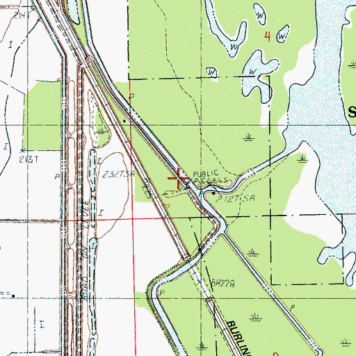 Topographic Map of Oak Donnick Club House, AR