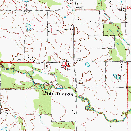 Topographic Map of Old Liberty Church, AR