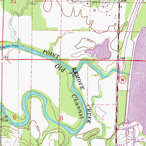 Topographic Map of Overcup Creek, AR