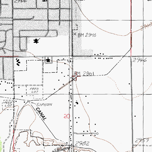 Topographic Map of Graveyard Wash, AZ